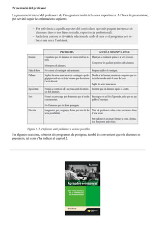 Consideracions pràctiques que potencien els resultats del professor | PDF