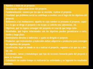 Consideraciones de proyecto