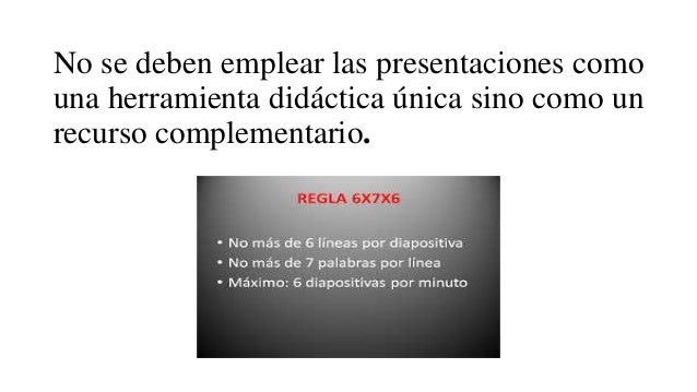 Consideraciones importantes para hacer diapositivas