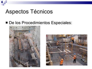 Aspectos Técnicos De los Procedimientos Especiales: 
