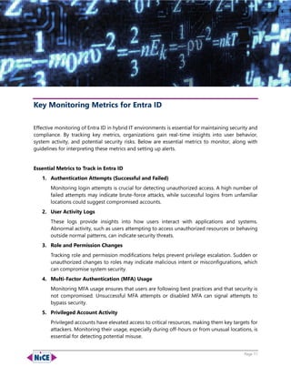 Id Monitor Considerations on Entra ID Security Monitoring | PDF