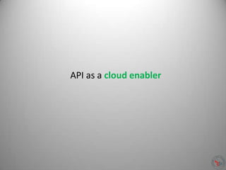 API as a cloud enabler
 