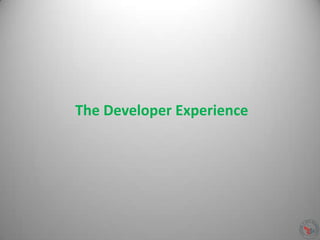 The Developer Experience
 