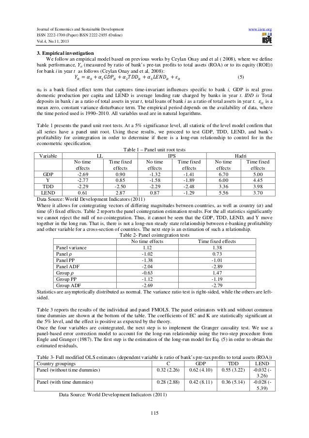 the impact of electronic banking International journal of accounting research vol 1, no 6, 2014 14 impact of electronic banking instruments on the intermediation efficiency of the nigerian economy. the impact of electronic banking International journal of accounting research vol 1, no 6, 2014 14 impact of electronic banking instruments on the intermediation efficiency of the nigerian economy.