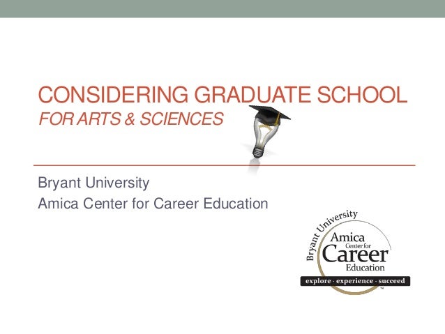 considering grad school