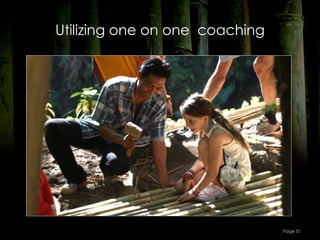 Utilizing one on one coaching




                                Page 51
 