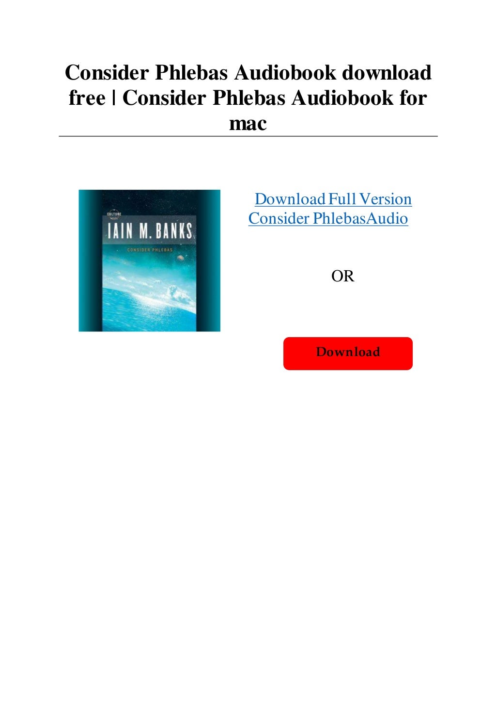 consider phlebas series
