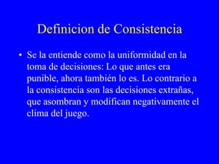 Consistencia | PPTX