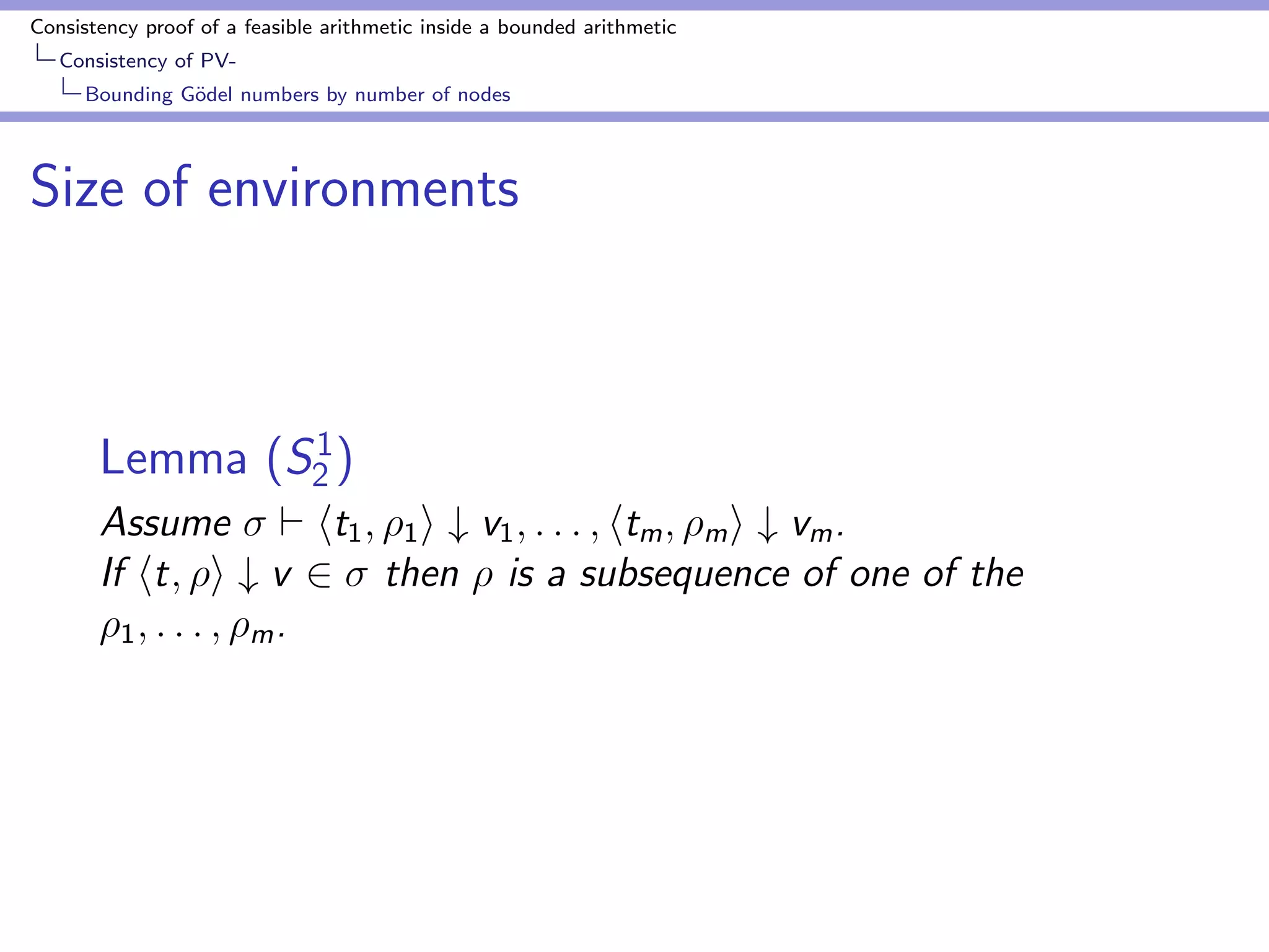 nition (Projection) 
hti ; i # vi 
hprojni 
(t1; : : : ; tn); i # vi (9) 
for i = 1;    ; n. 
 