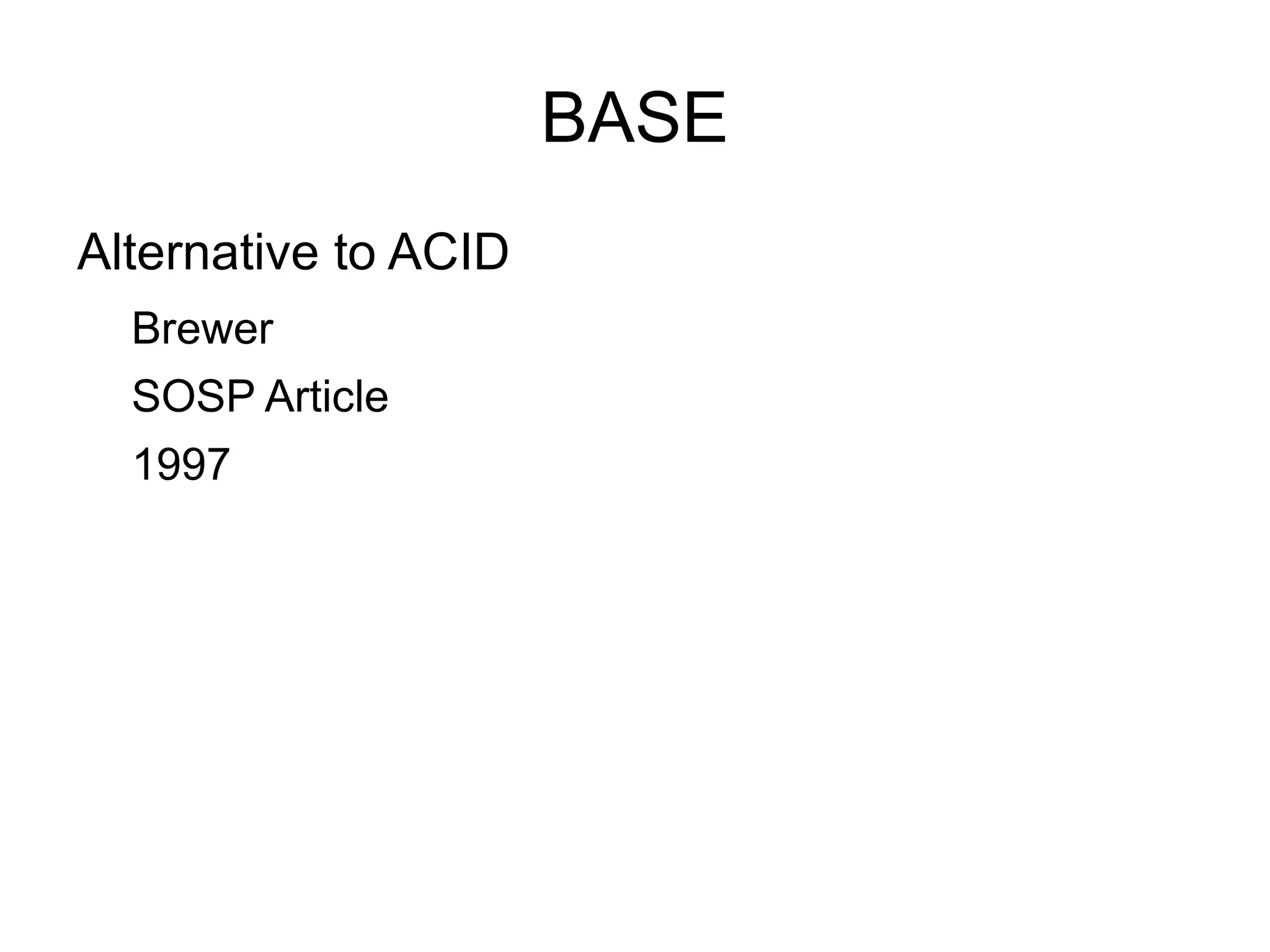 Consistency in Distributed Systems | ODP