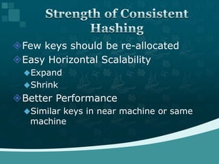 Consistent hashing | PPTX