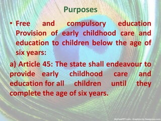 The Constitutional provision of education and social justice | PDF