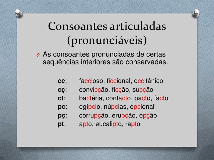Consoantes