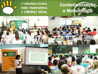 Contextualização
 e Metodologia
 