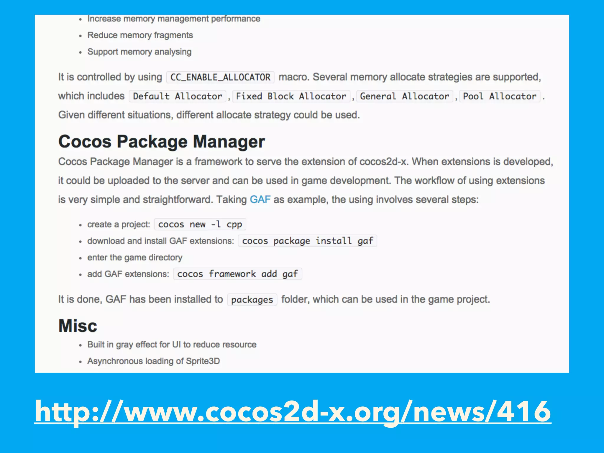 http://www.cocos2d-x.org/news/416
 