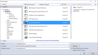 Console application | PPT
