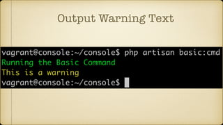 Output Warning Text
 
