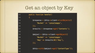 Get an object by Key
 