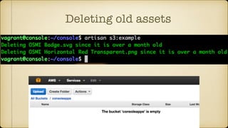 Deleting old assets
 