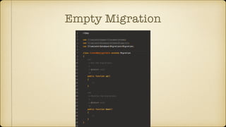 Empty Migration
 
