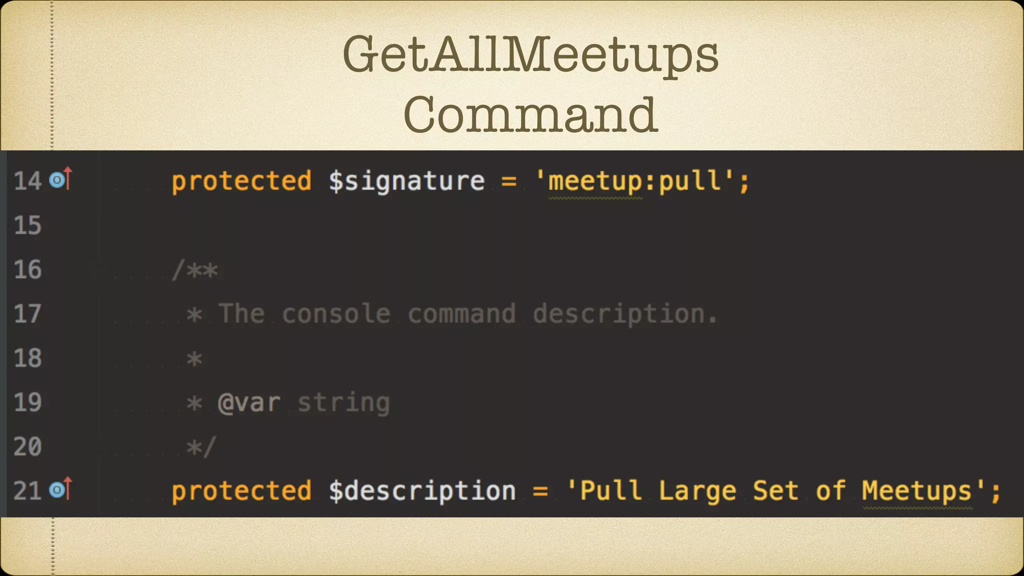 GetAllMeetups
Command
 