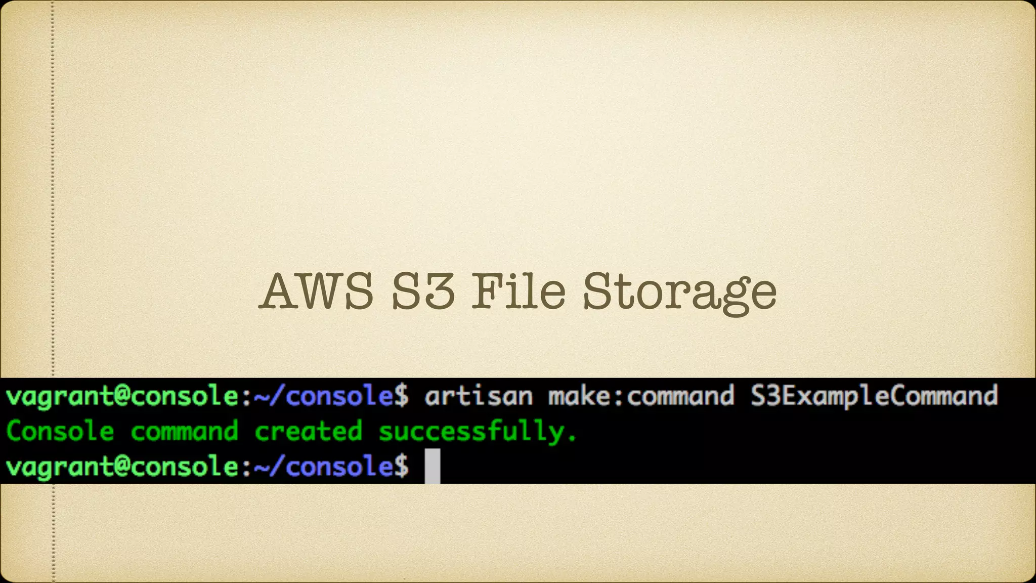 AWS S3 File Storage
 