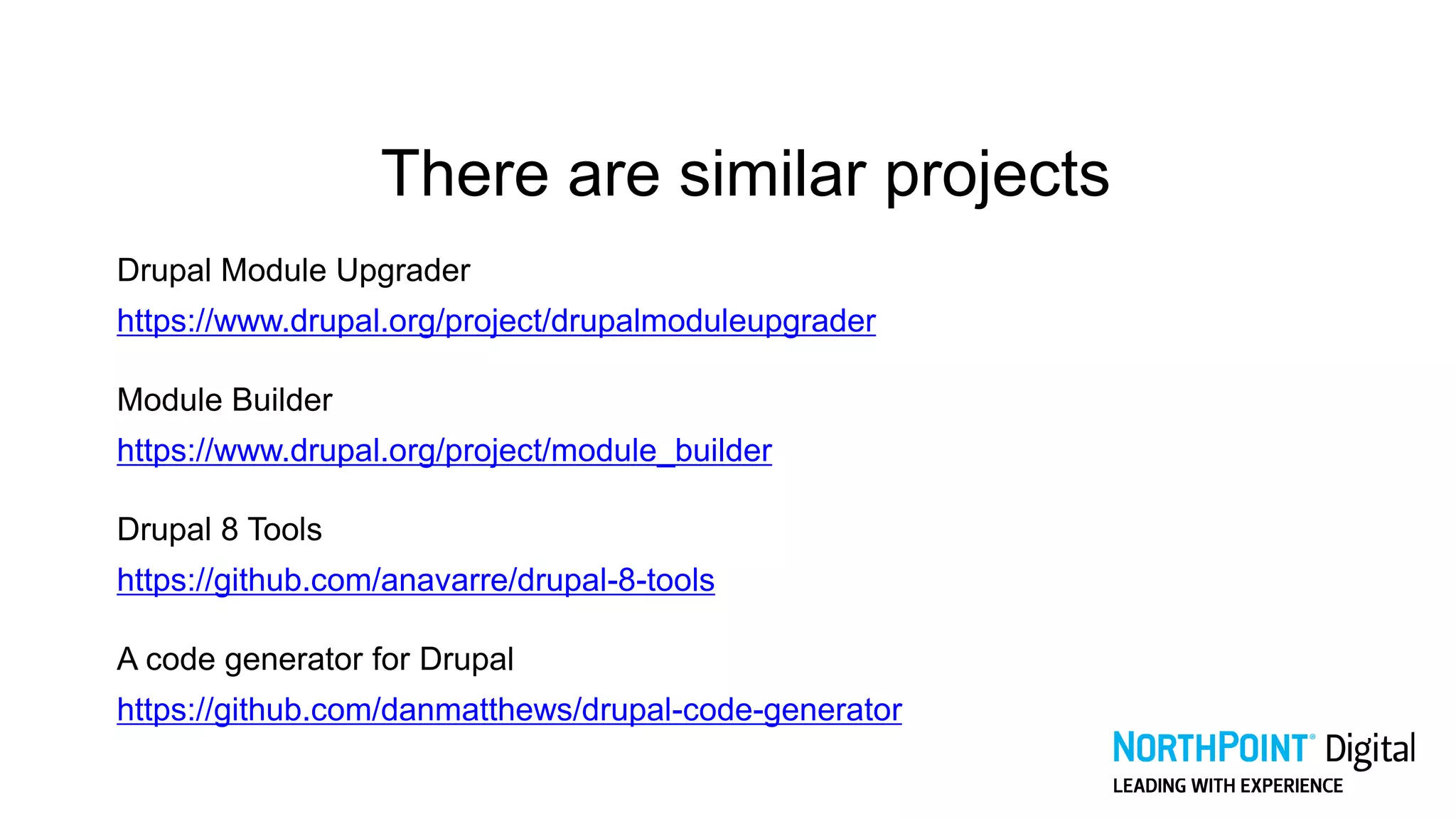 There are similar projects
Drupal Module Upgrader
https://www.drupal.org/project/drupalmoduleupgrader
Module Builder
https://www.drupal.org/project/module_builder
Drupal 8 Tools
https://github.com/anavarre/drupal-8-tools
A code generator for Drupal
https://github.com/danmatthews/drupal-code-generator
 