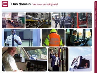 Ons domein. Vervoer en veiligheid.
 