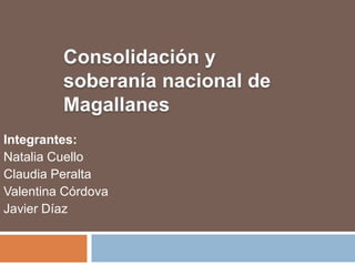 Integrantes:
Natalia Cuello
Claudia Peralta
Valentina Córdova
Javier Díaz
 