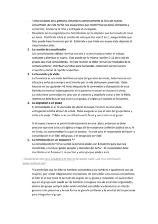 Consolidacion Celulas Cristiana