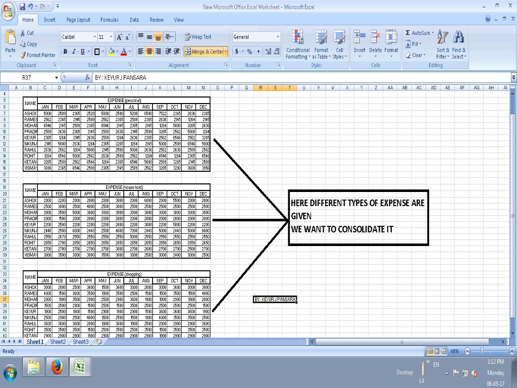 how-to-use-consolidate-in-excel
