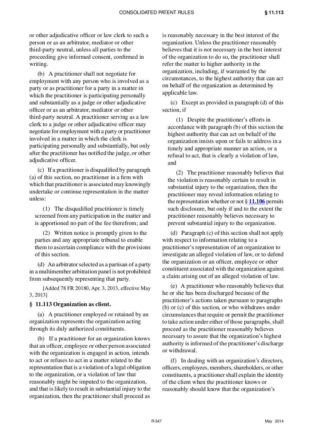 Consolidated Patent Rules Manual of Patent Examining Procedure Title