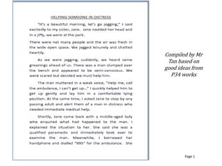 Compiled by Mr
Tan based on
good ideas from
P34 works
Page 1
 