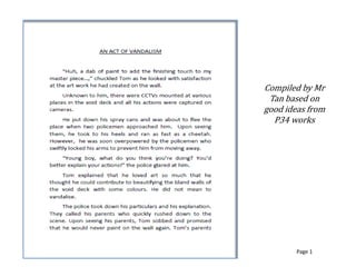 Compiled by Mr
Tan based on
good ideas from
P34 works
Page 1
 