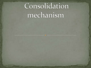Consolidation mechanism