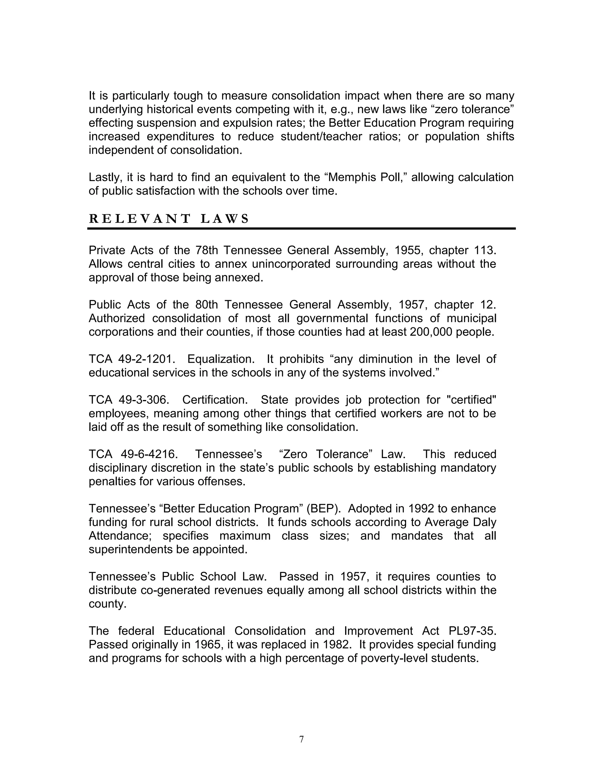 Consolidation study 1