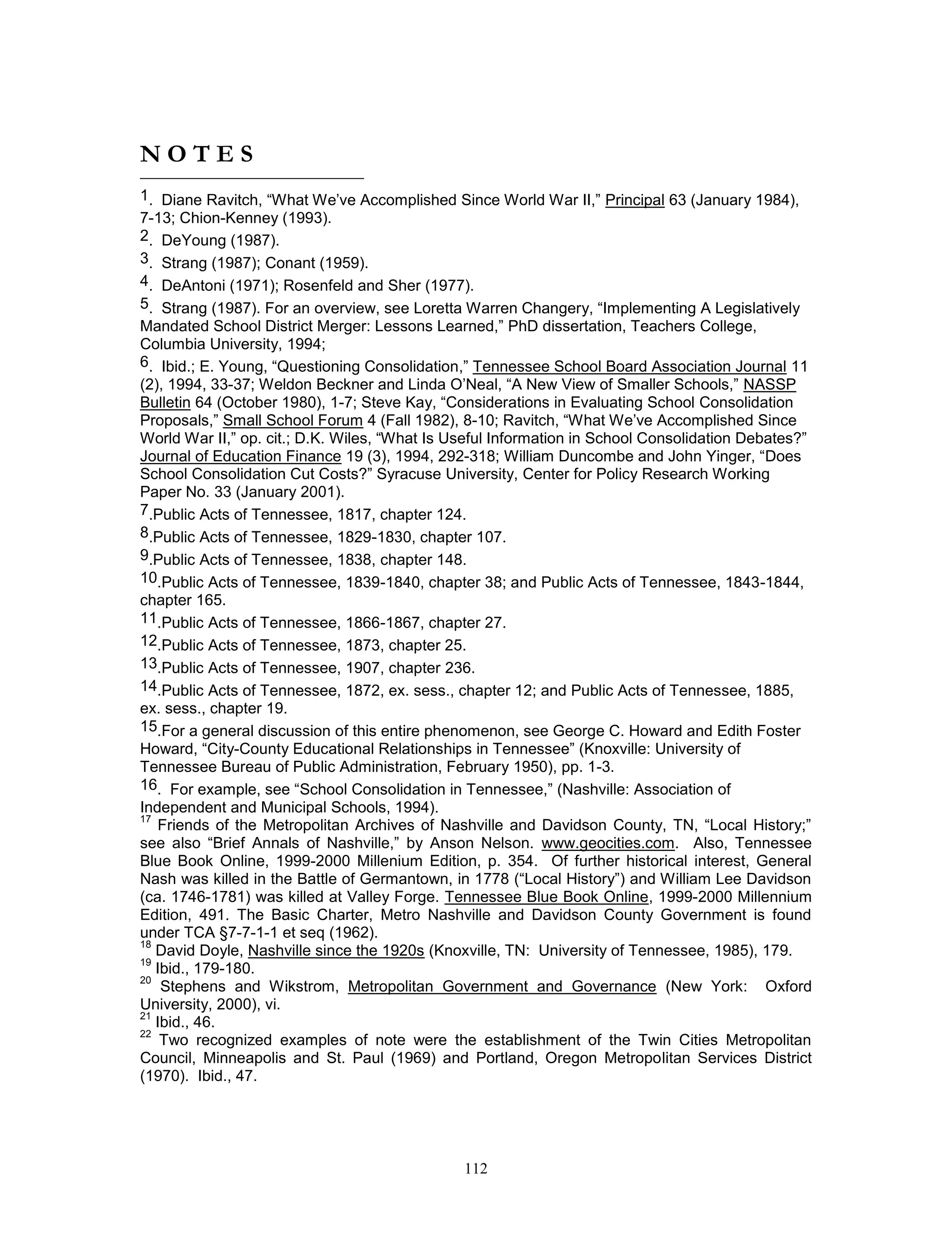 Consolidation study 1