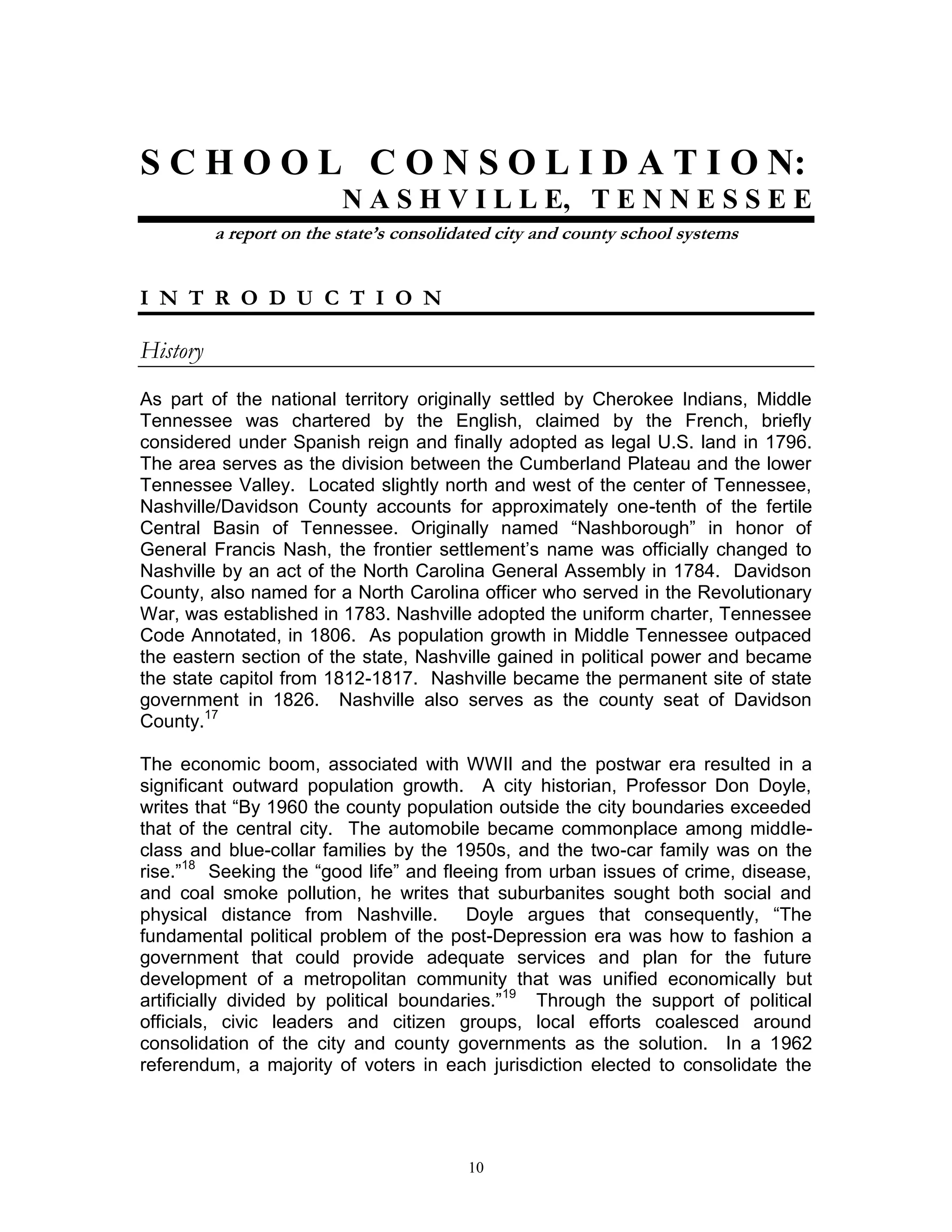 Consolidation study 1