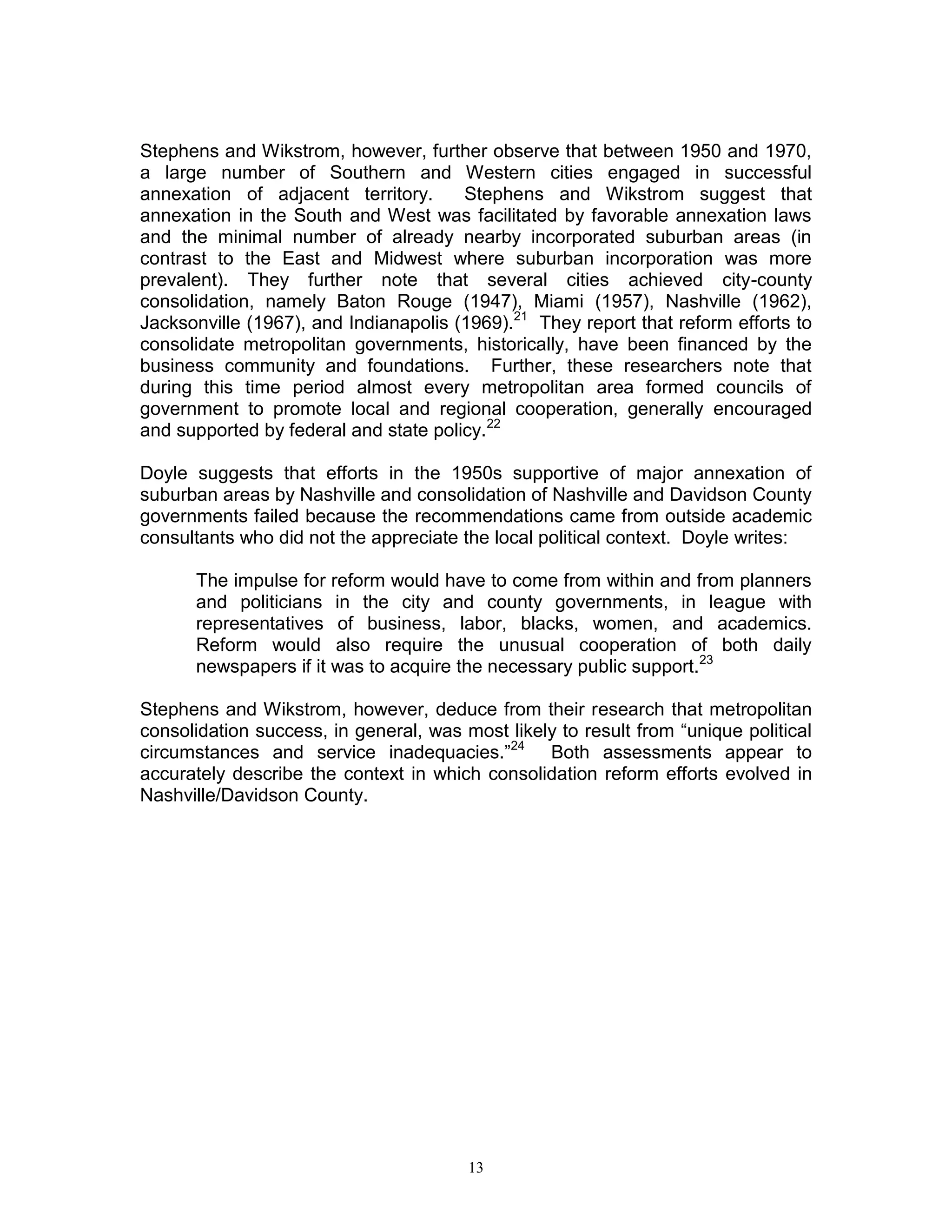 Consolidation study 1