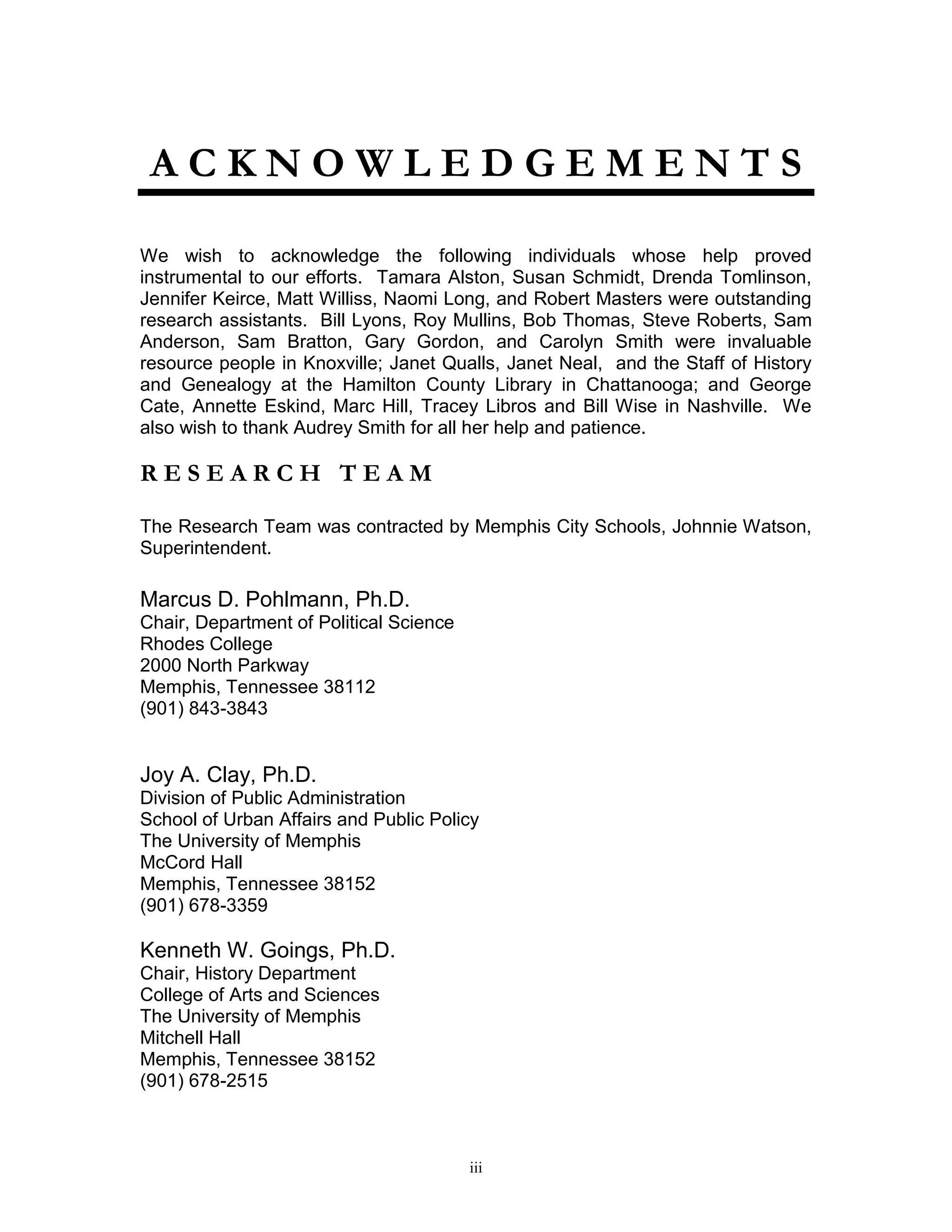 Consolidation study 1