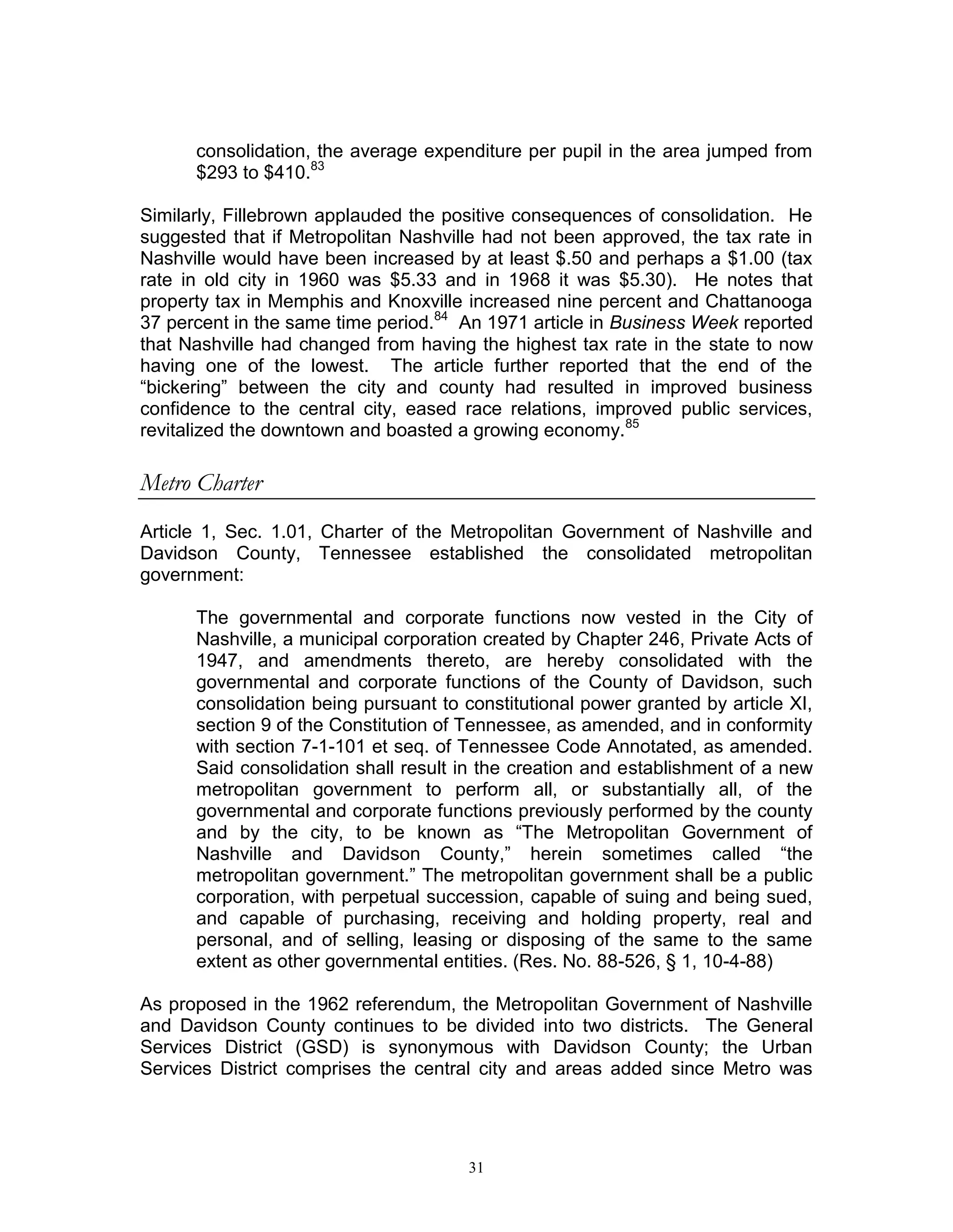 Consolidation study 1