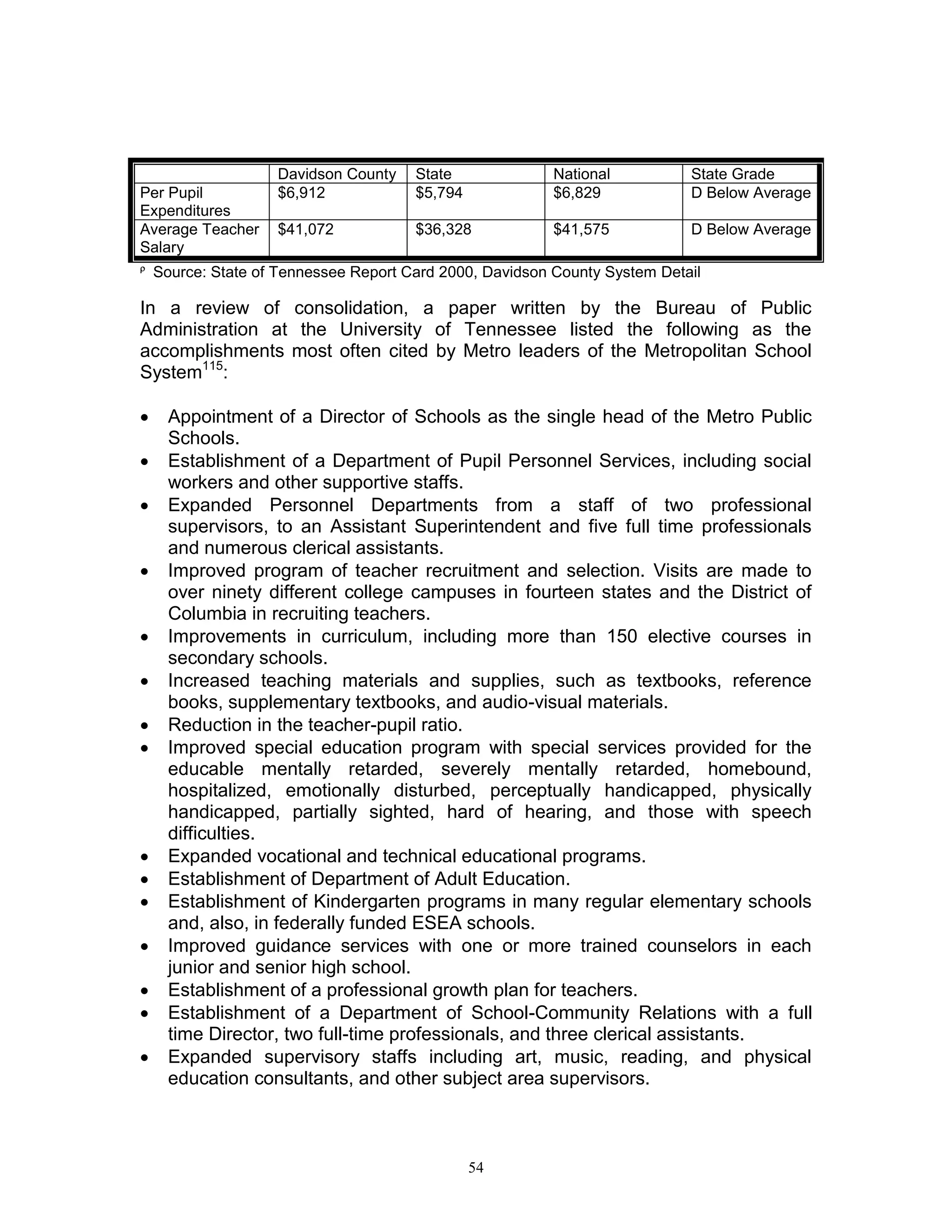 Consolidation study 1