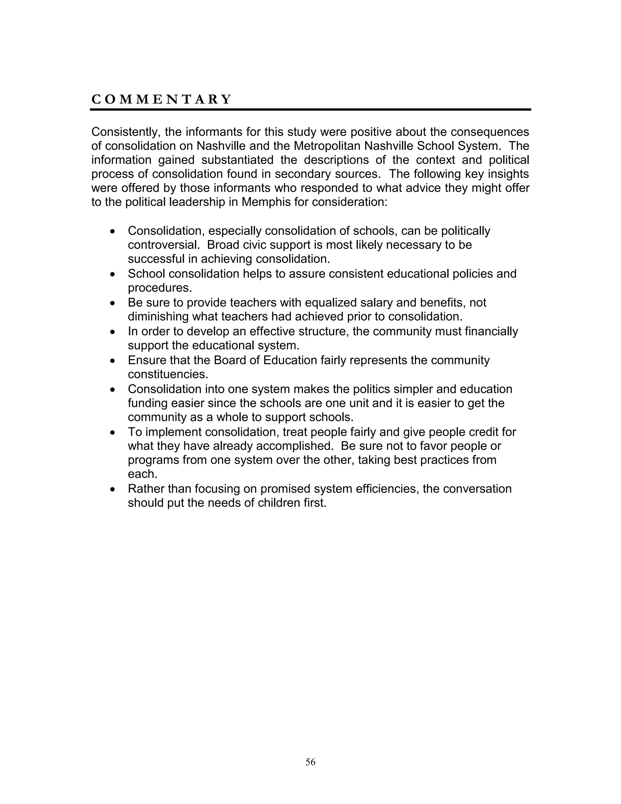 Consolidation study 1