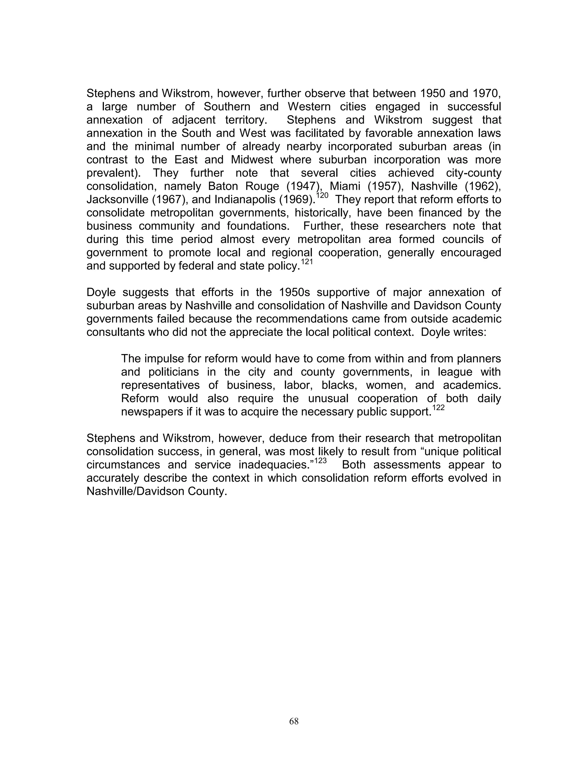 Consolidation study 1