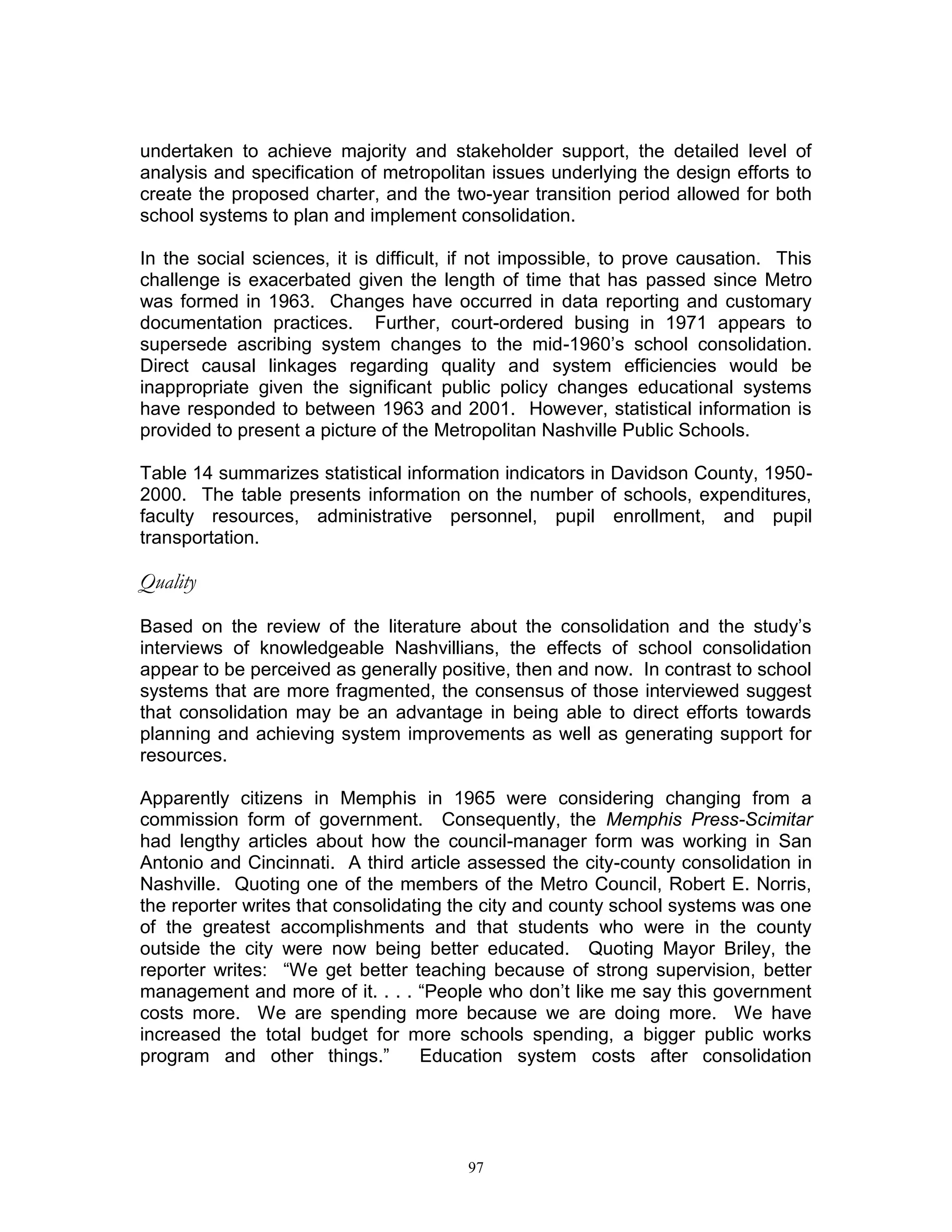 Consolidation study 1