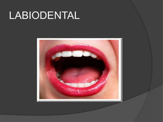 LABIODENTAL
 