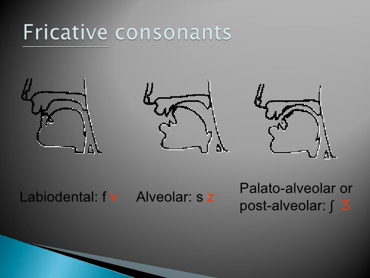 Consonants presentation