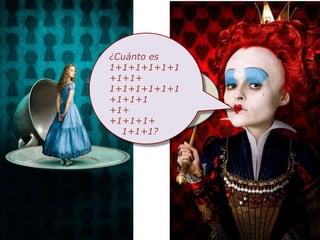 ¿Sabes
sumar?
¿Cuánto es
1+1+1+1+1+1
+1+1+1+1+
1+1+1
+ 1+1+1+1+1
+1?
No lo sé.
Entonces no
sabes sumar…
¿Cuánto es
1+1+1+1+1+1
+1+1+
1+1+1+1+1+1
+1+1+1
+1+
+1+1+1+
1+1+1?
 