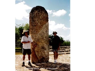 Learning about stelae at Mayapan
 