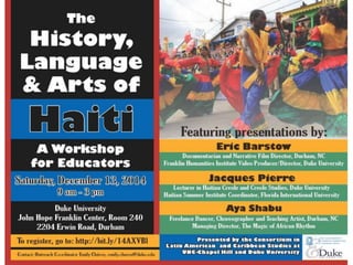 2013 teacher workshop featuring Charlie Thompson’s Border Odyssey project.
 